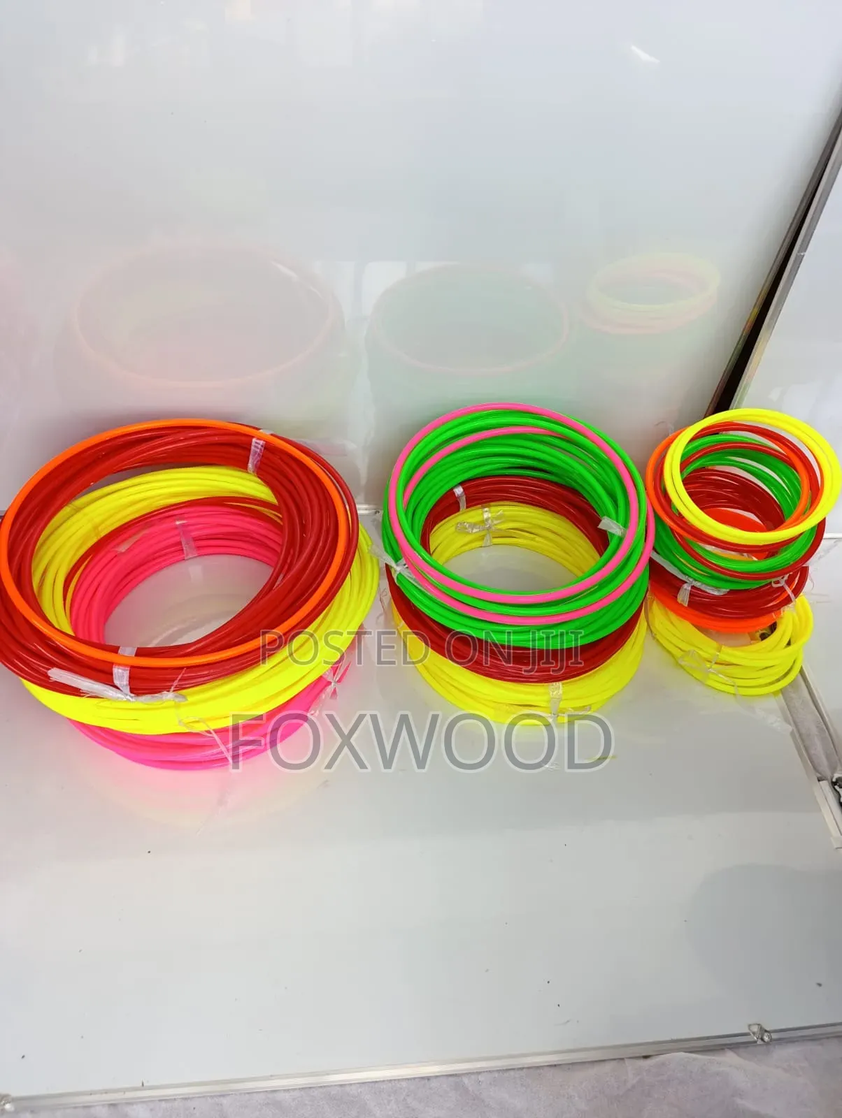 12 PCS Multicolor Plastic for Ring Toss 15cm