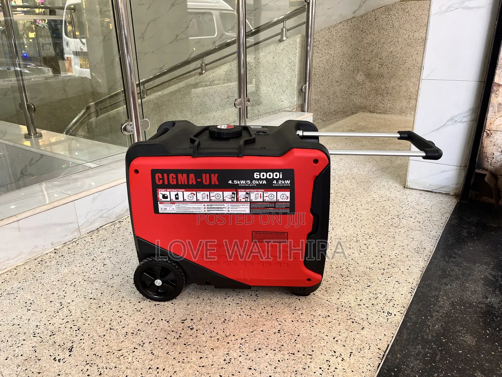 6kva Gasoline Inverter Silent Generator Km6000i- Cigma-Uk