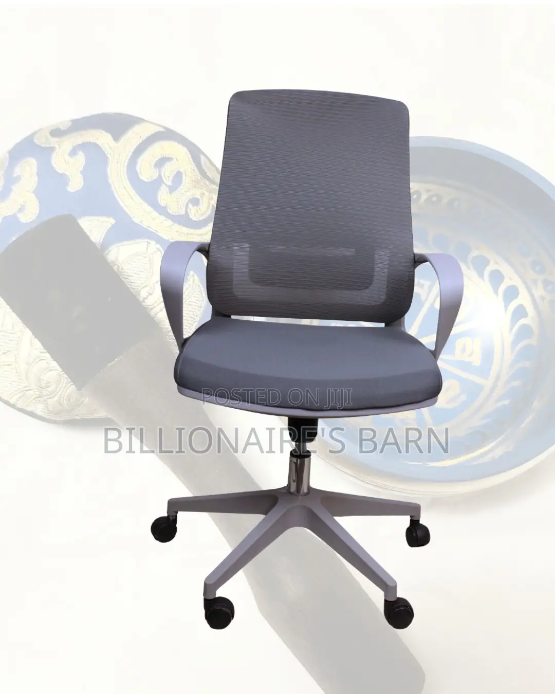 Adjustable (Ergonomic) Grey Ergonomic Chair Office | Nairobi Delivery