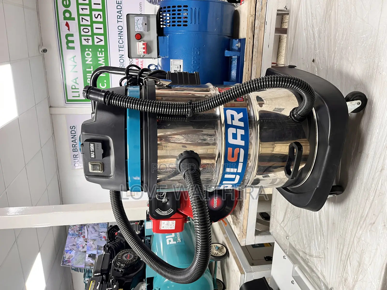 Pulsar 50l Wet Dry Vacuum Cleaner.