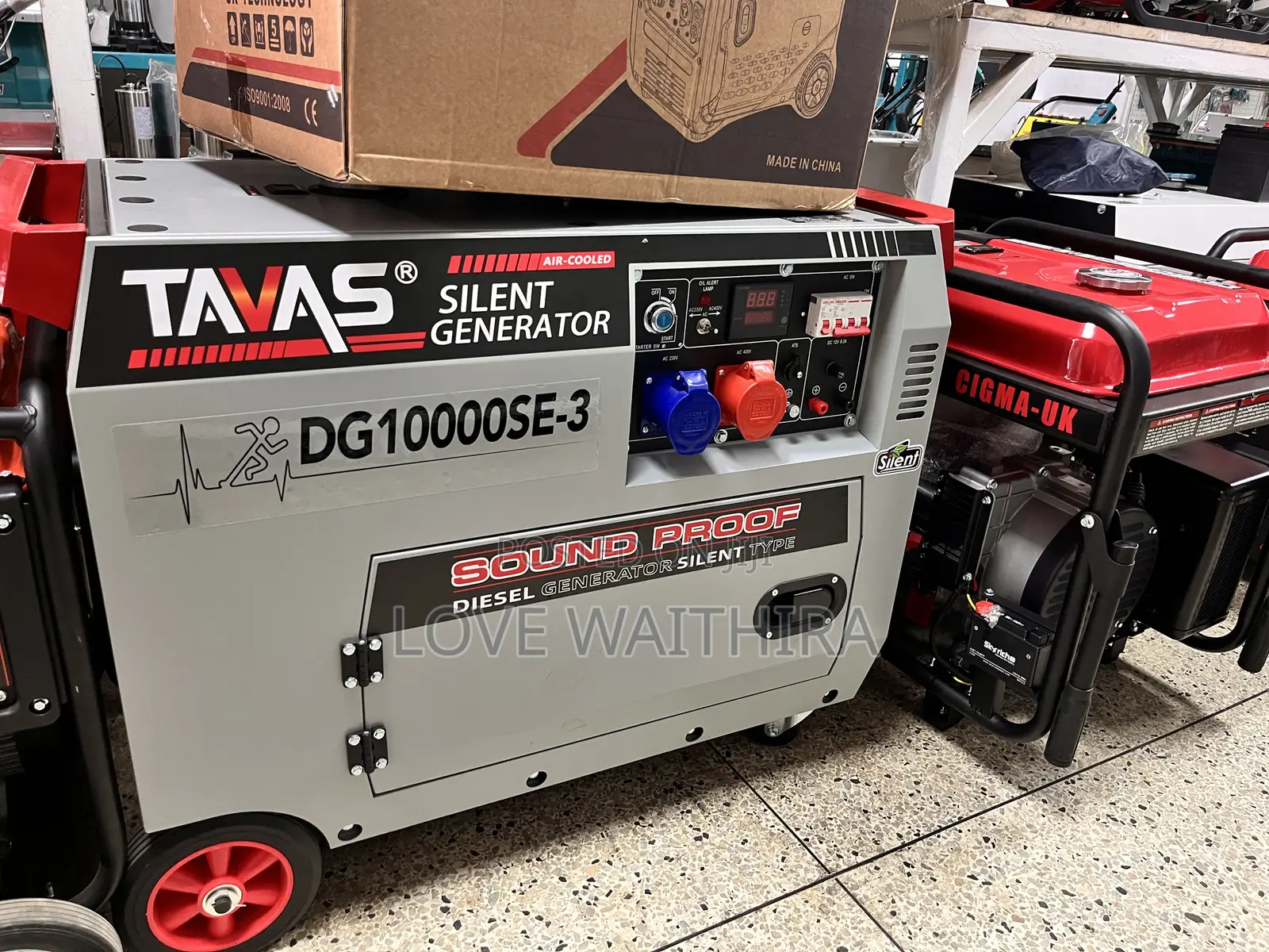 12kva Tavas Silent Diesel Generator With Ats(Air Cooled)