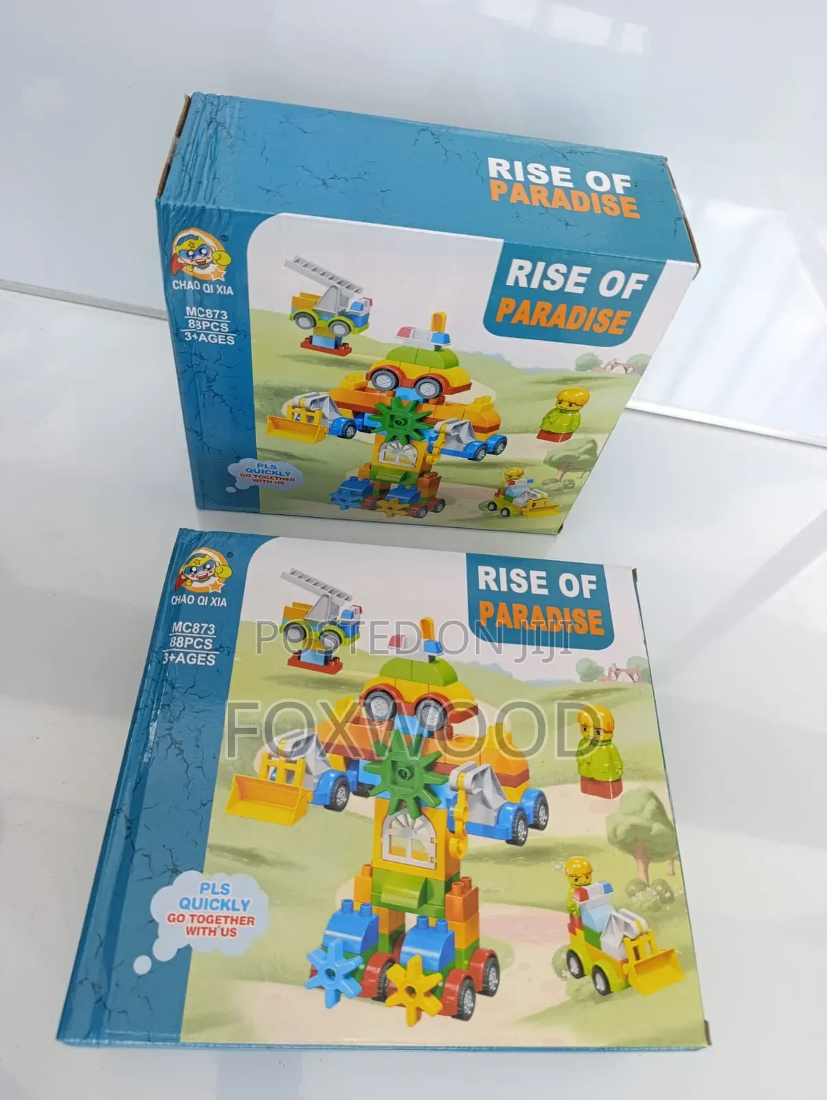 83-Piece "Rise of Paradise" Building Blocks
