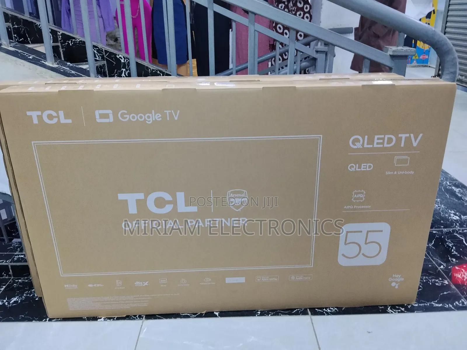 TCL 55′′ 55t6c Qled Smart Tv (New Model 2025)