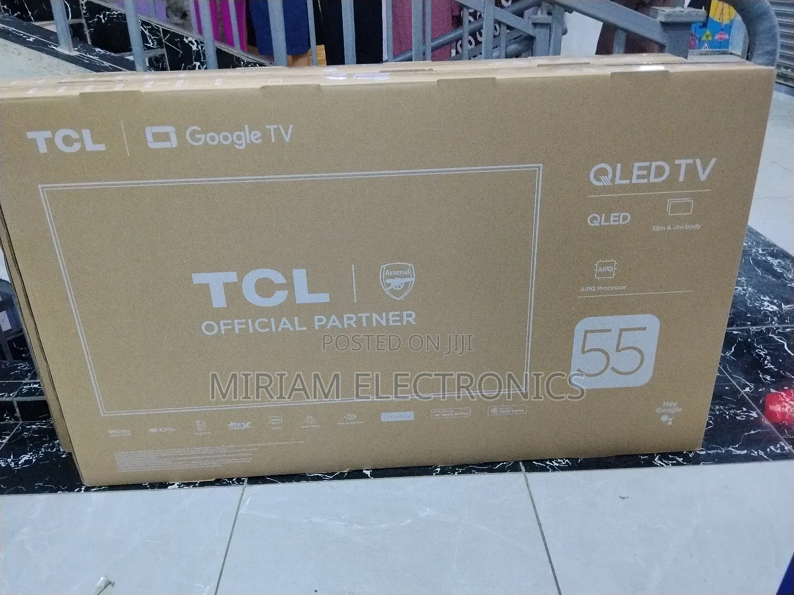 TCL 55′′ 55t6c Qled Smart Tv (New Model 2025)