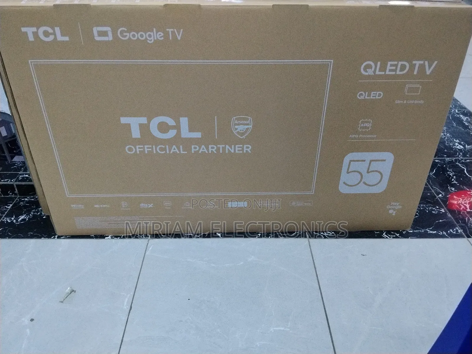 TCL 55′′ 55t6c Qled Smart Tv (New Model 2025)