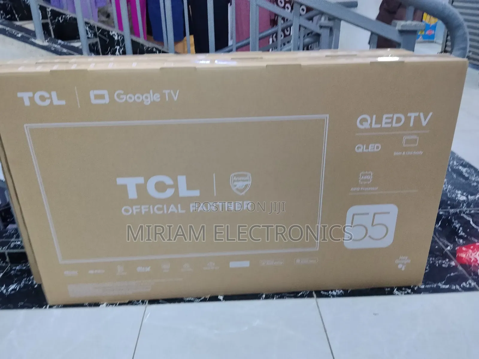 TCL 55′′ 55t6c Qled Smart Tv (New Model 2025)
