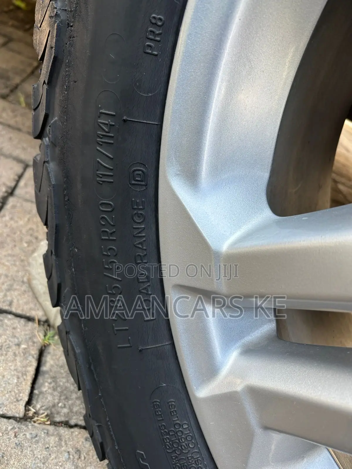 4 Used Bf Goodrich Tyres Size 20 Inch With 50% Thread