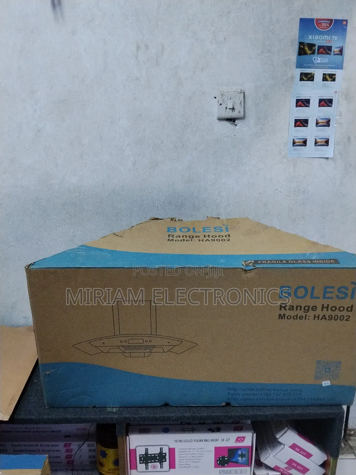 Bolesi Curved Kitchen Hood 90cm With 2 Speed