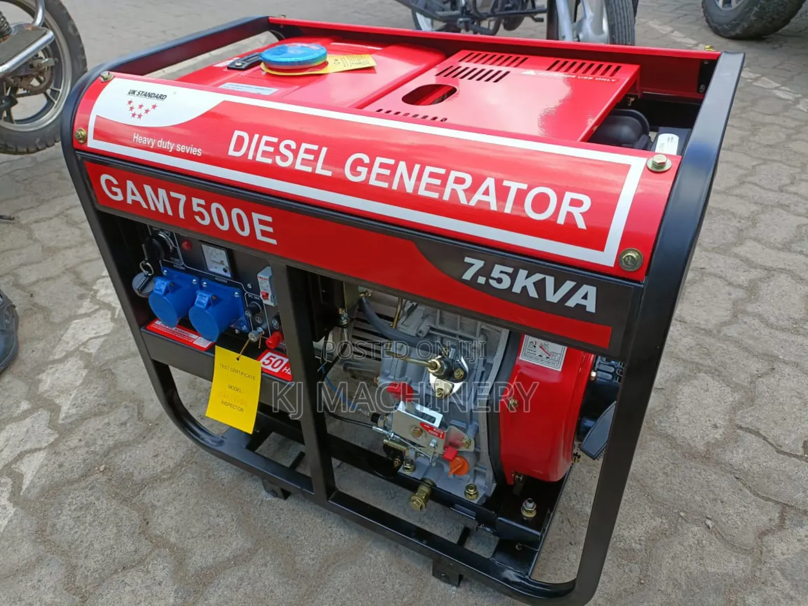 7.5kva Diesel Generator-open Type.