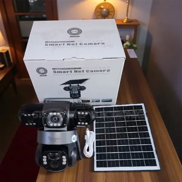 V380 Pro 4g 12mp Triple Lens Solar PTZ CCTV With Cloud Storage Option