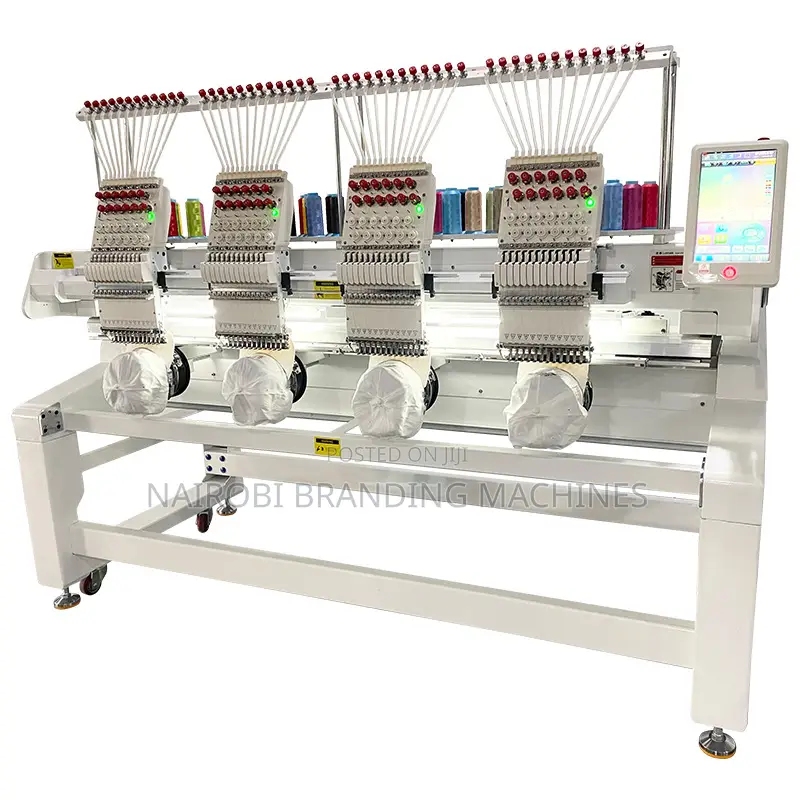 12 Needles 4 Head Embroidery Machine - Industrial Grade
