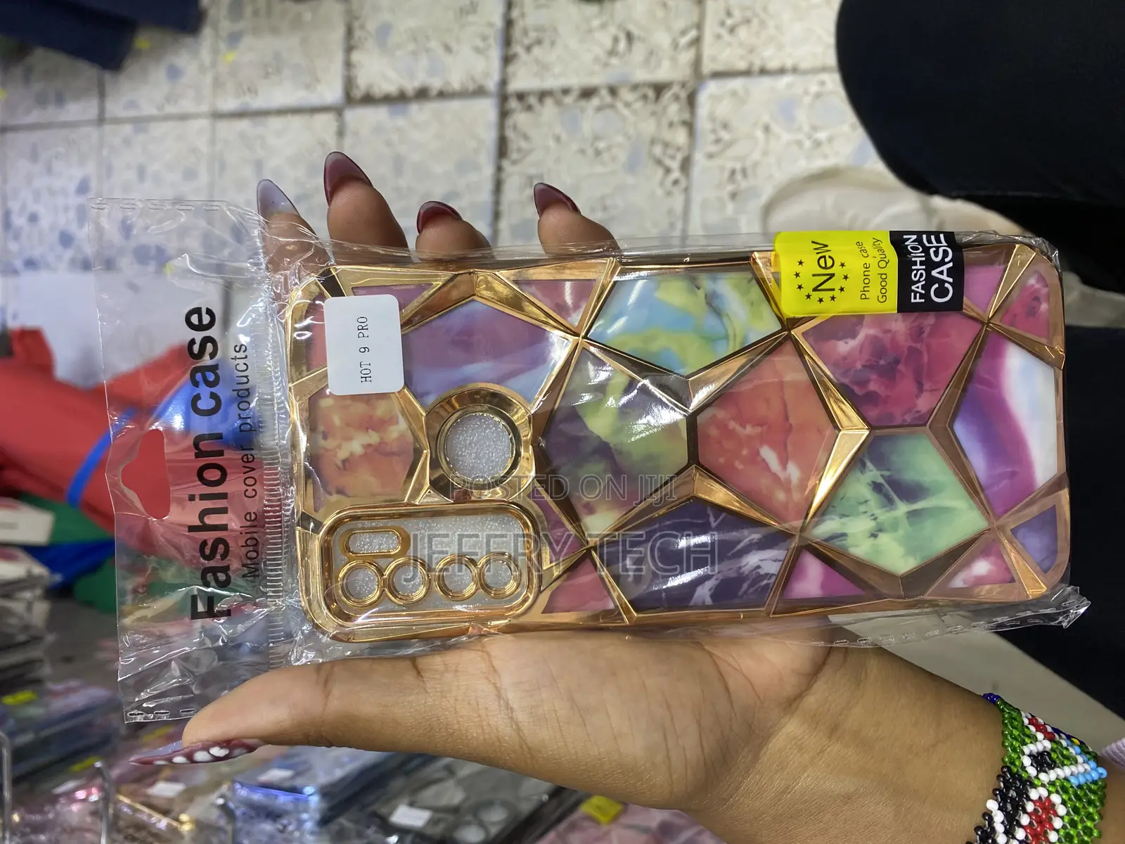 Samike Glitter Sparkle Diamond Print Case for Infinix Hot 9 Pro