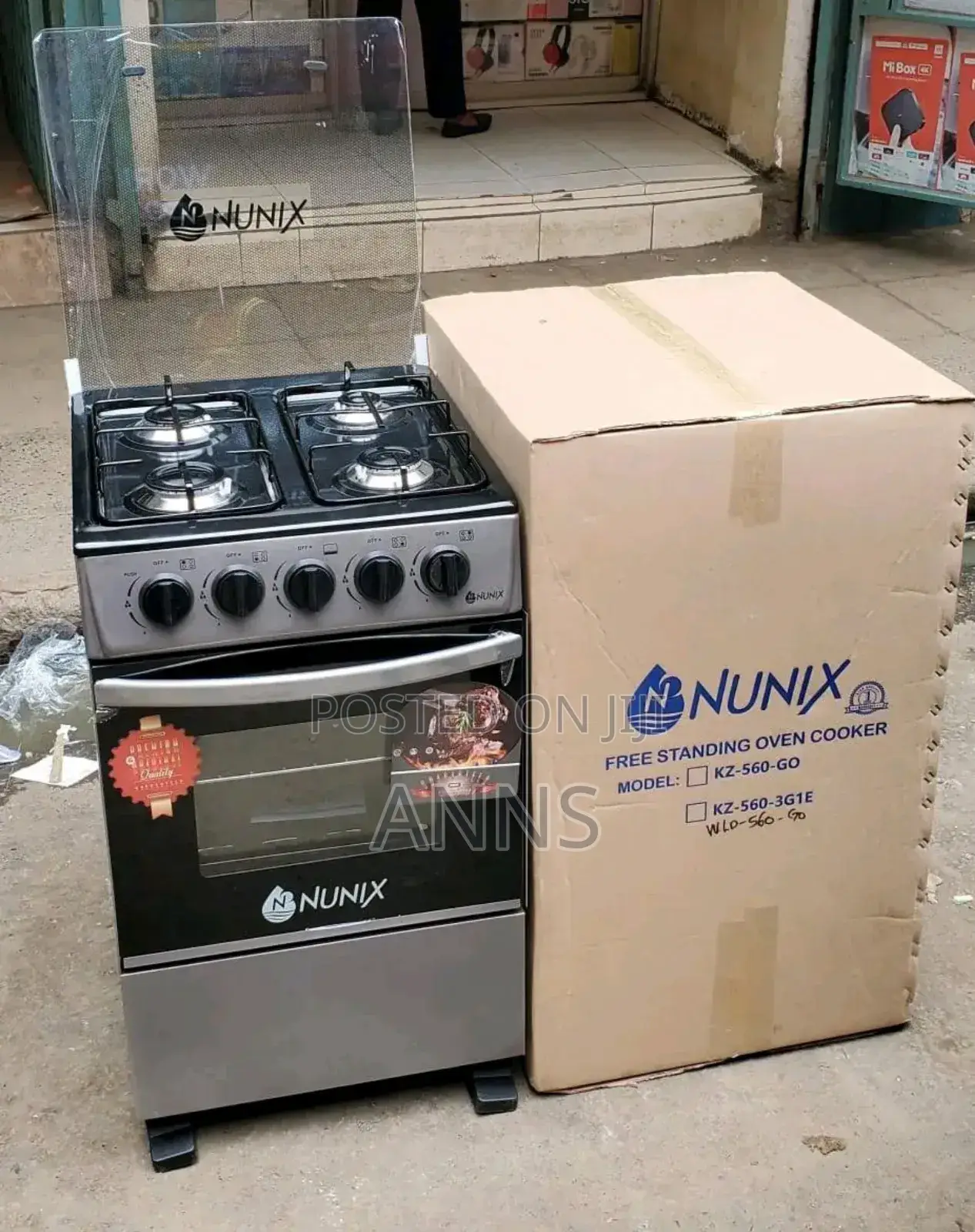 50*55 Nunix Full Gas Standing Cooker With Gas Oven