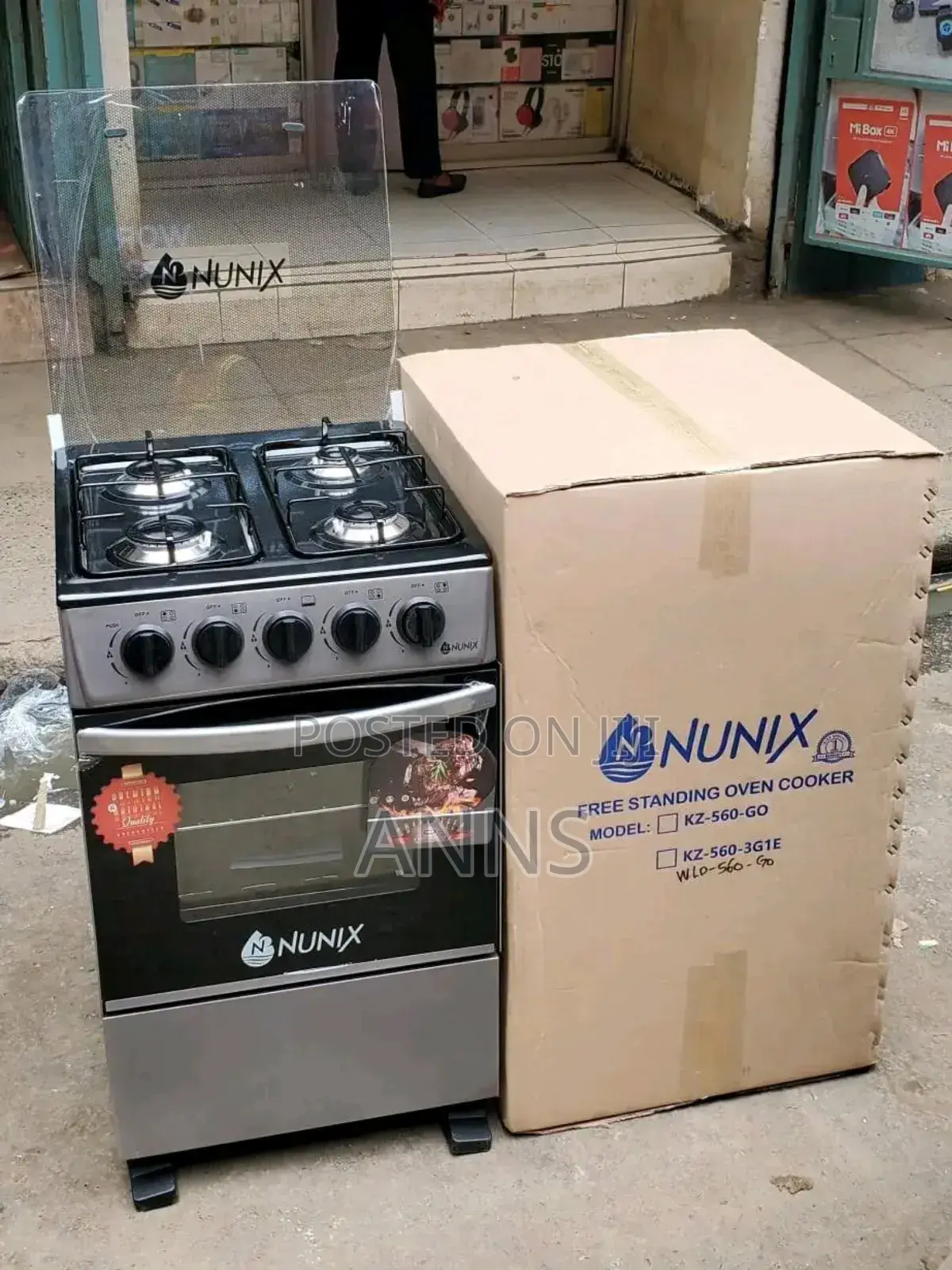 50*55 Nunix Full Gas Standing Cooker With Gas Oven