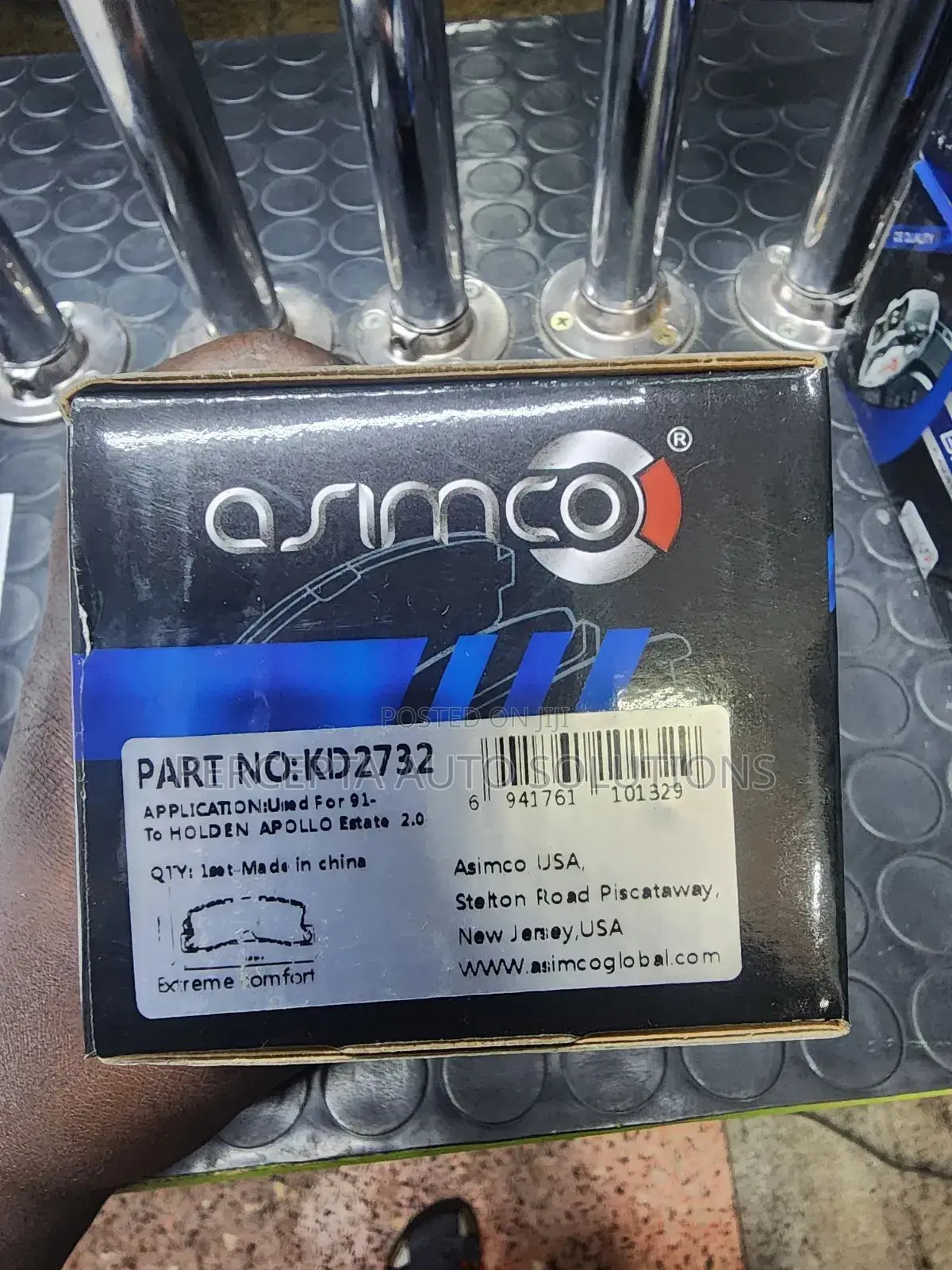 Toyota Camry, Avensis Old Model Asimco Rear Brake Pads Kd2732