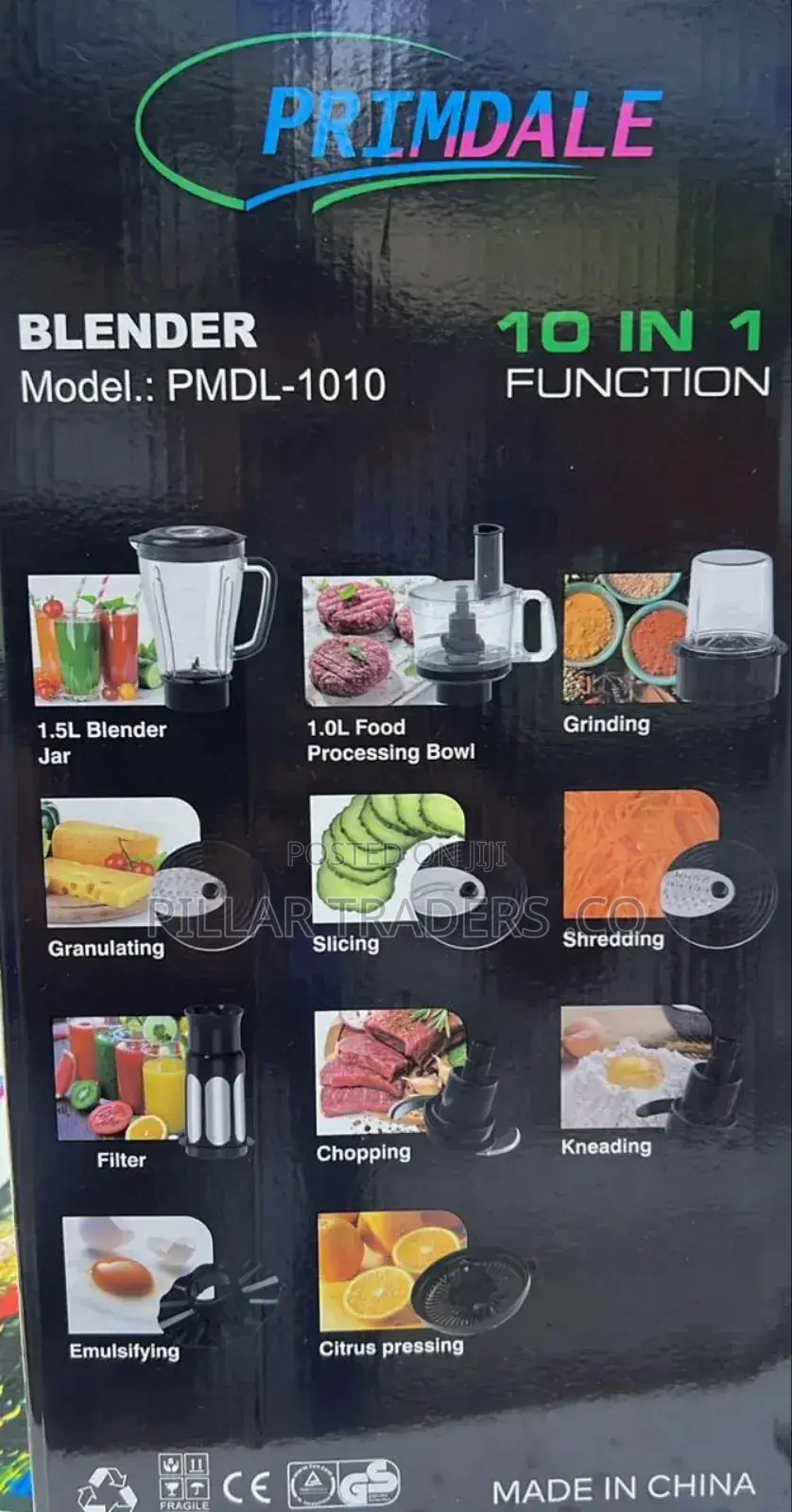 Primadale 10in1 Multifuctional Blender PMDL-1010