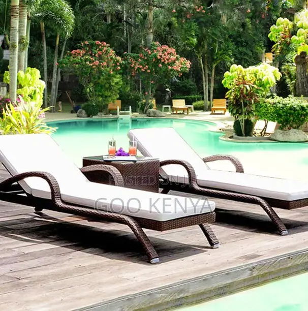Home Lounge Chair; Heavy-Duty Outdoor Sun Lounger and Beach Chair