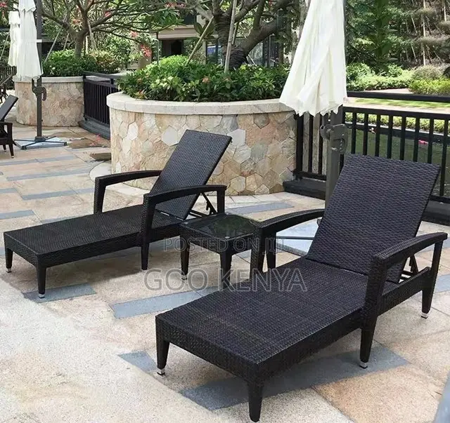 Home Lounge Chair; Heavy-Duty Outdoor Sun Lounger and Beach Chair