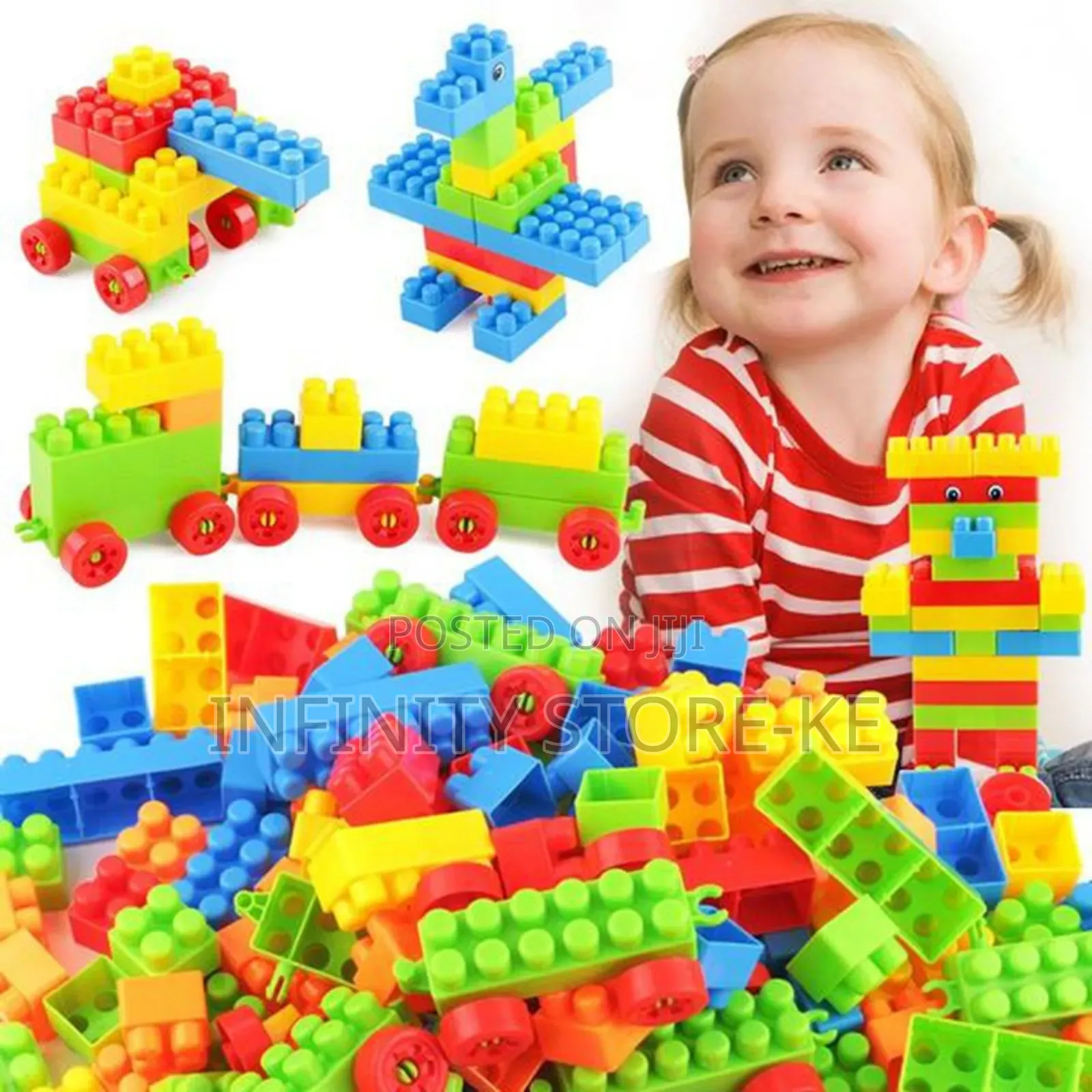 120 Pieces Kids Stacking Blocks