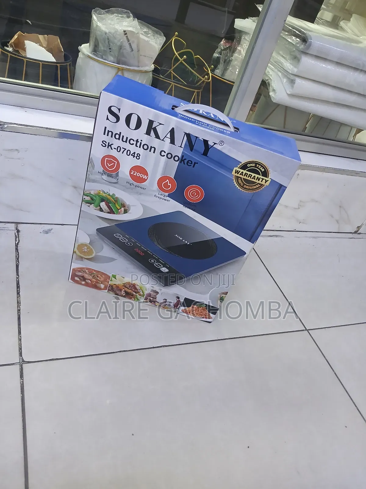 Sokany Portable Induction Cooktop Hot Plate 2200 Watts Induction
