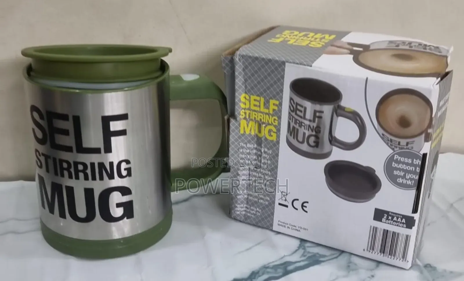 Battery Powered Self Stirring Mug