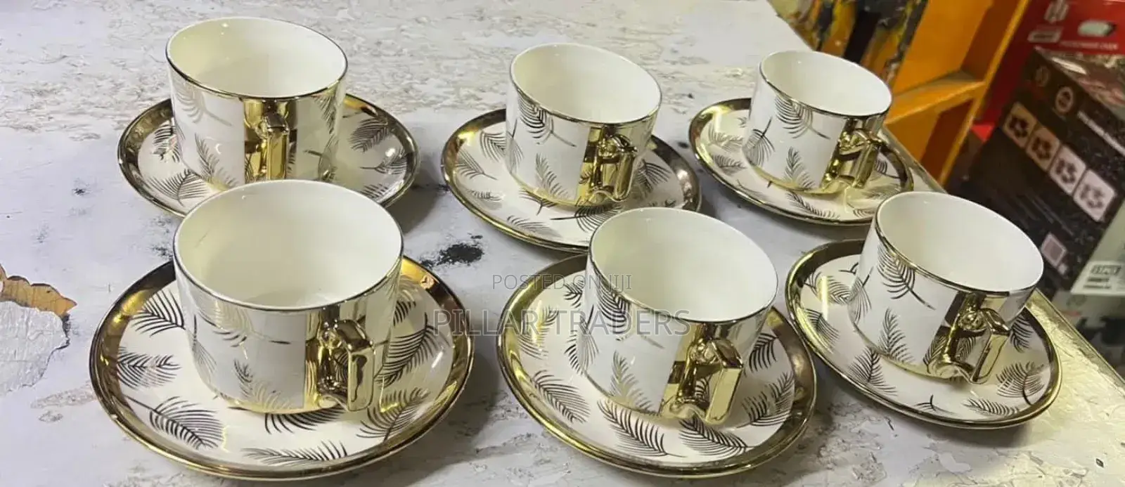 Ceramic Cups and Soucers
