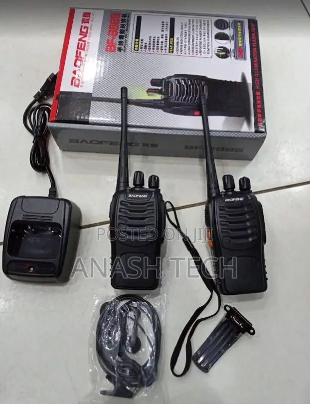 Baofeng Bf-888s Handheld Radio Call Walkie Talkie- 2 Pieces a Pair