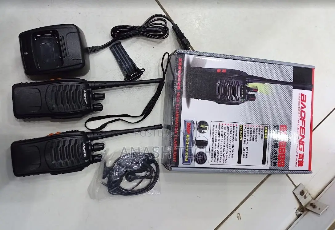 Powerful Baofeng Walkie Talkie Two-Way Radio for Security and Events