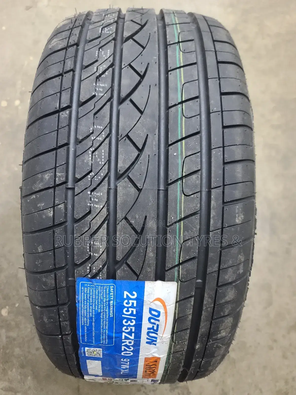 255/35r20 Durun Tires 97w X/L