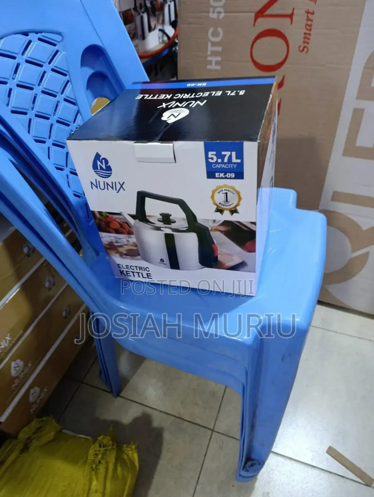 5.7l Electronic Stainless Steel Nunix Kettle