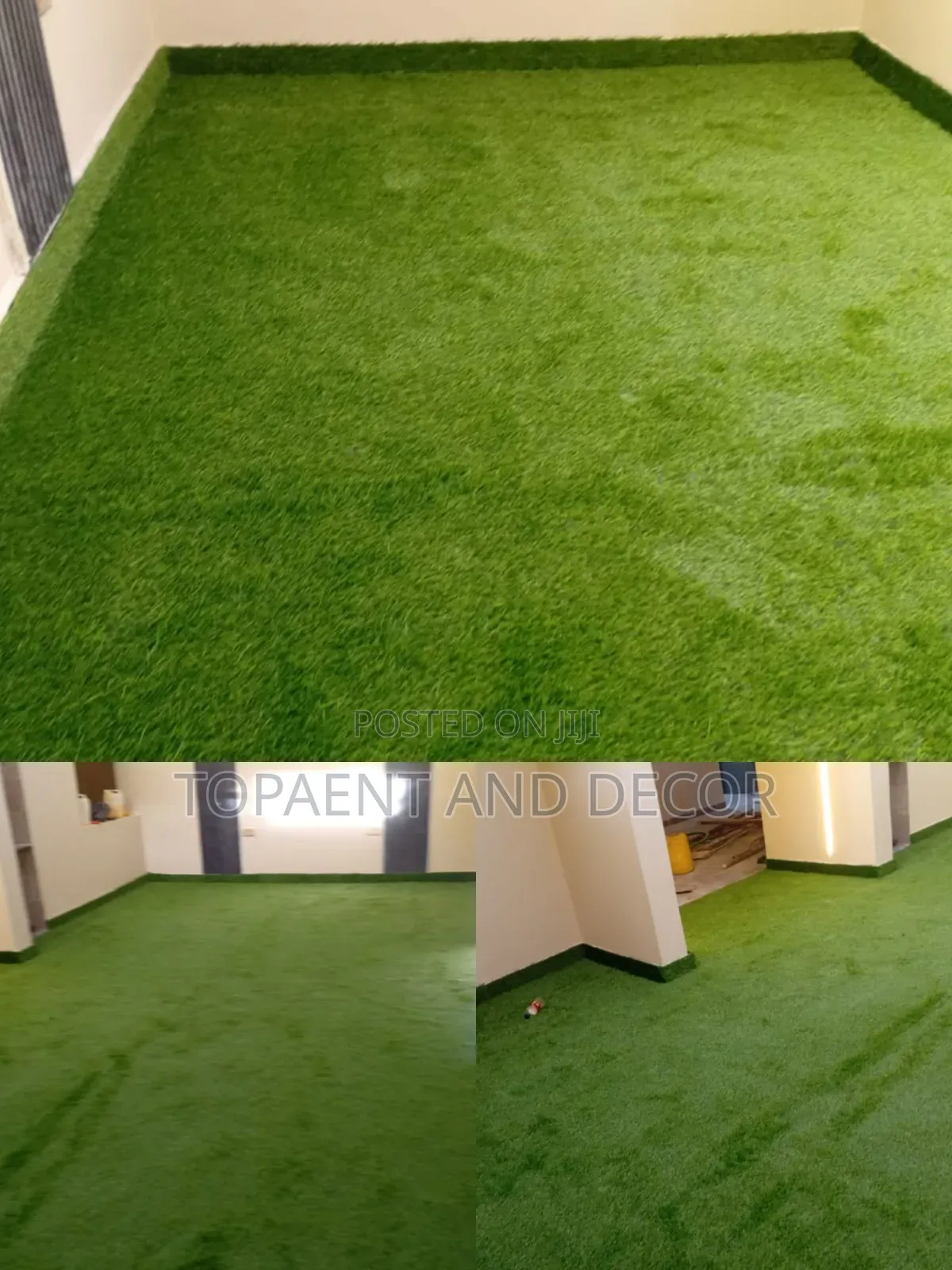 Beautiful Green Grass Carpet for Play Areas