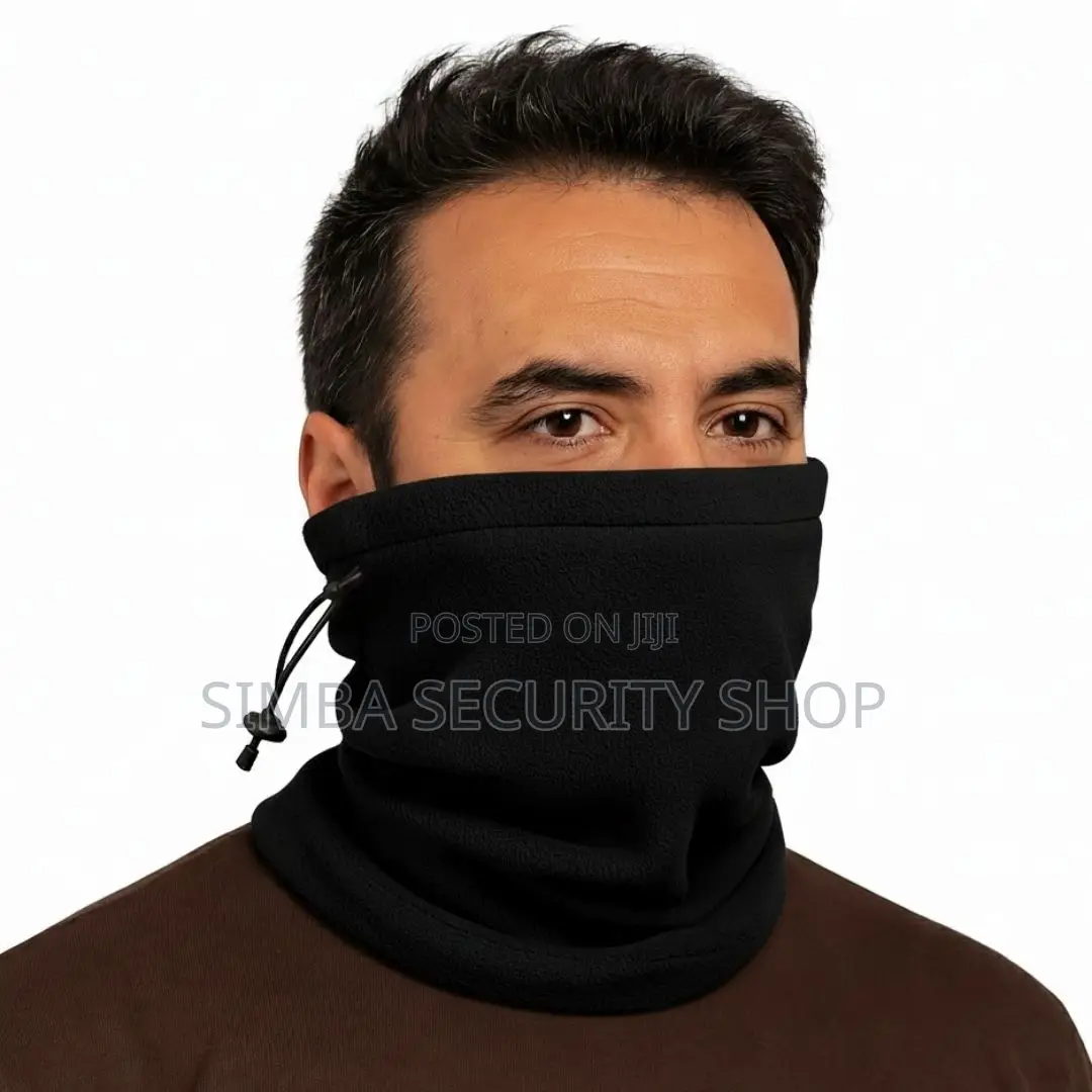 Warm Winter Neck Gaiter Adjustable Half Mask Balaclava Heavy Fleece