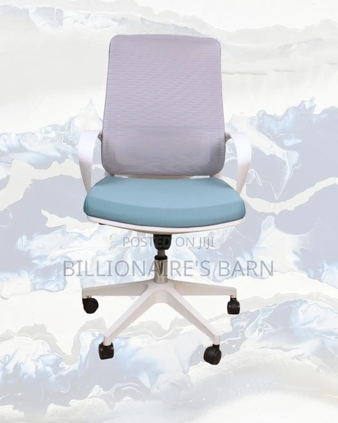 Premium Chair Mesh White | New | Same-Day Delivery Available