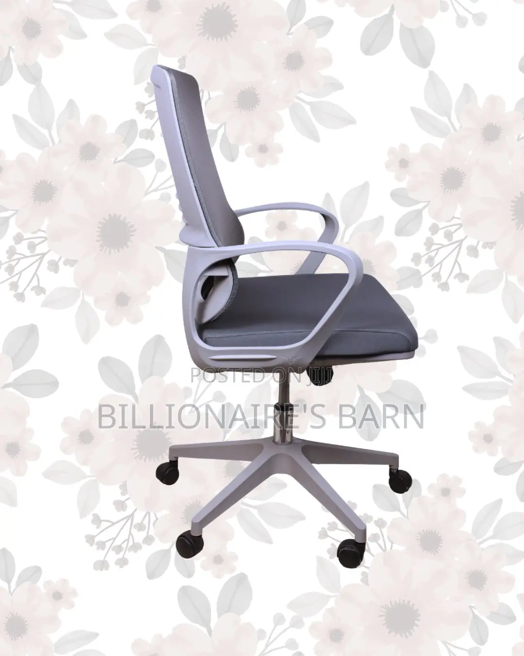 Durable Grey Backrest Mesh Ergonomic Mesh | Perfect for Home Office