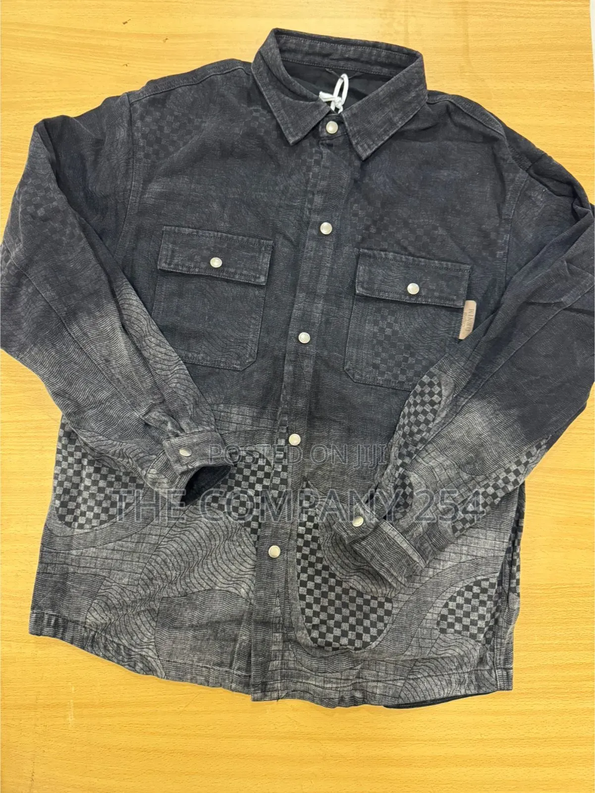 Quality Codry Casual Codry Men Denim Collar Double Pocket Jacket