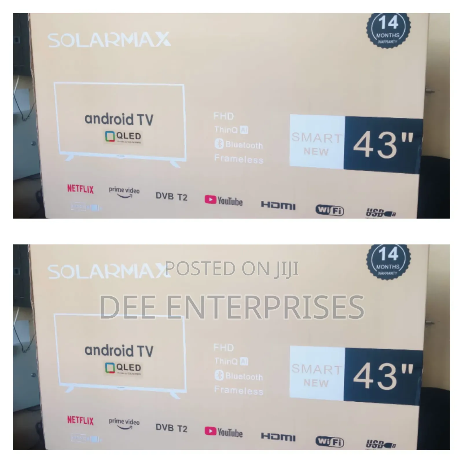 Solarmax 43" Android Qled Smart Tv
