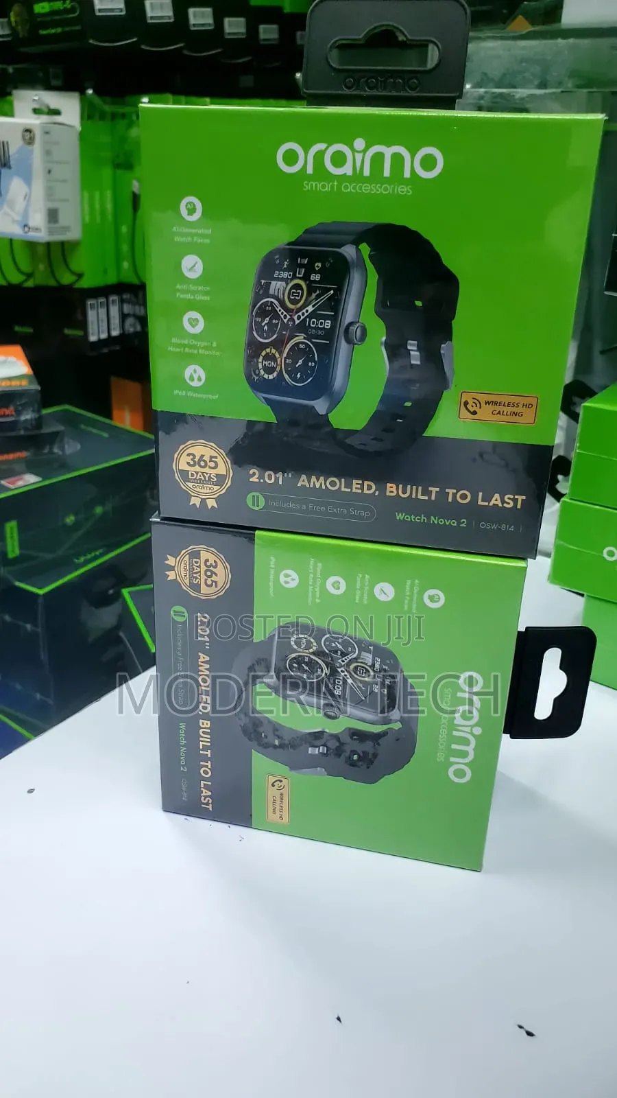 Oraimo Watch Nova 2 2.01" Amoled Ip68 Curved Screen Smart Watch..