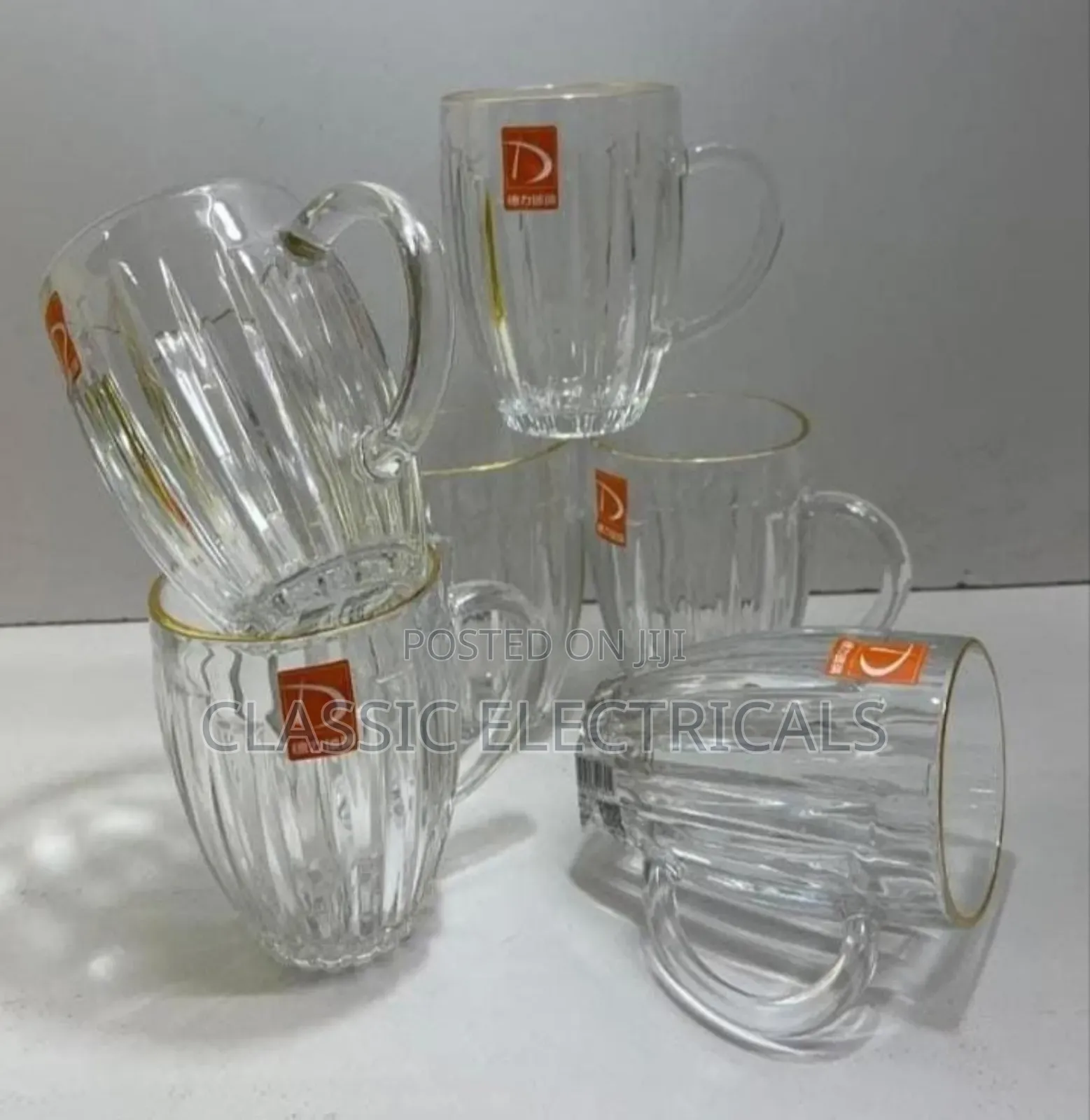6pcs Borosilicate Glass,Juice Glasses