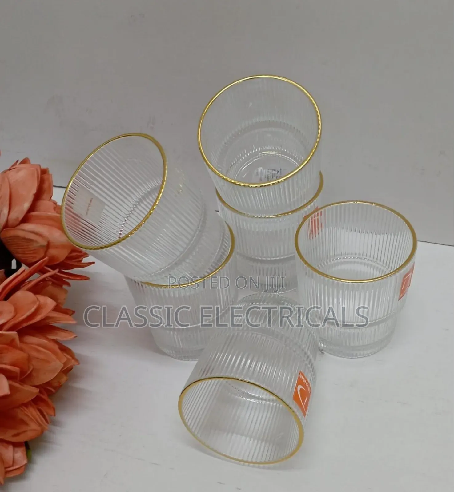6pcs Borosilicate Glass,Juice Glasses