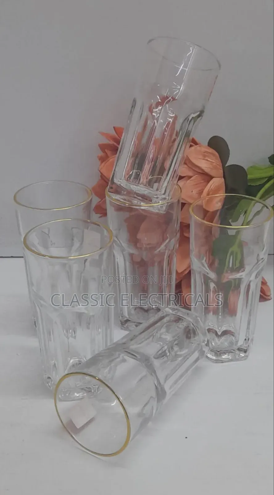 6pcs Borosilicate Glass,Juice Glasses