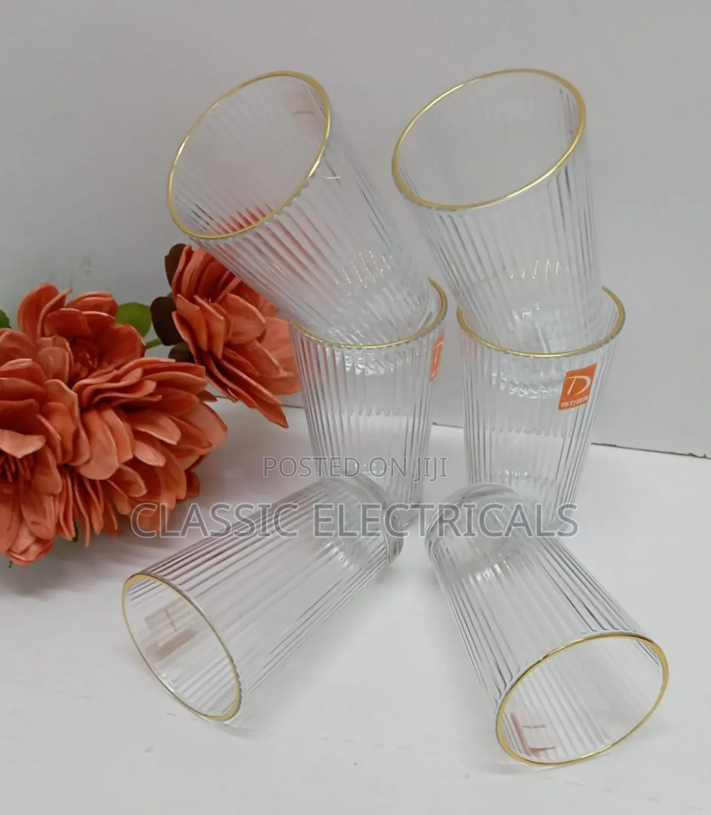 6pcs Borosilicate Glass,Juice Glasses
