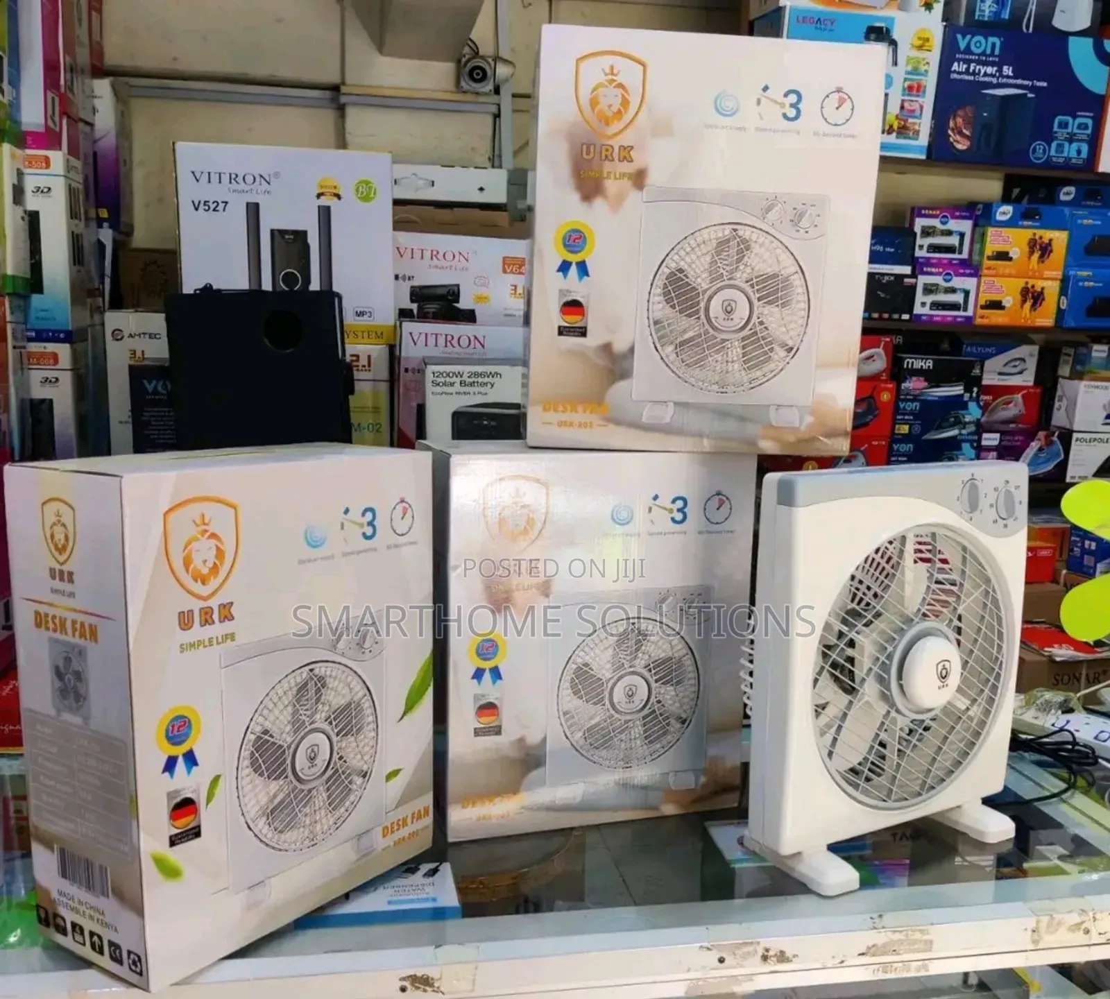 Sleek Design, Strong Airflow – The Urk Box Fan Difference