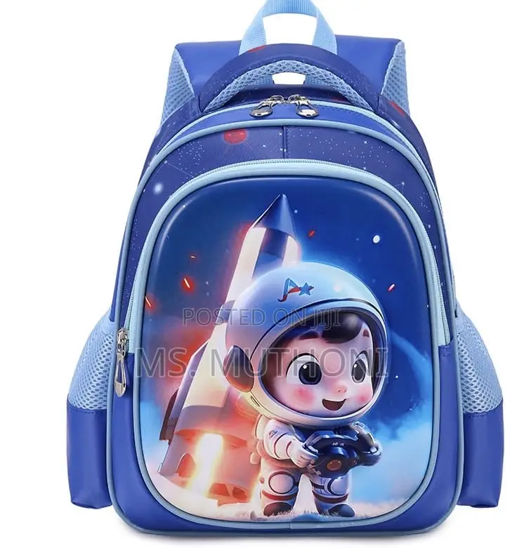Vibrant 3d Cartoon Design School Backpack for Preschool