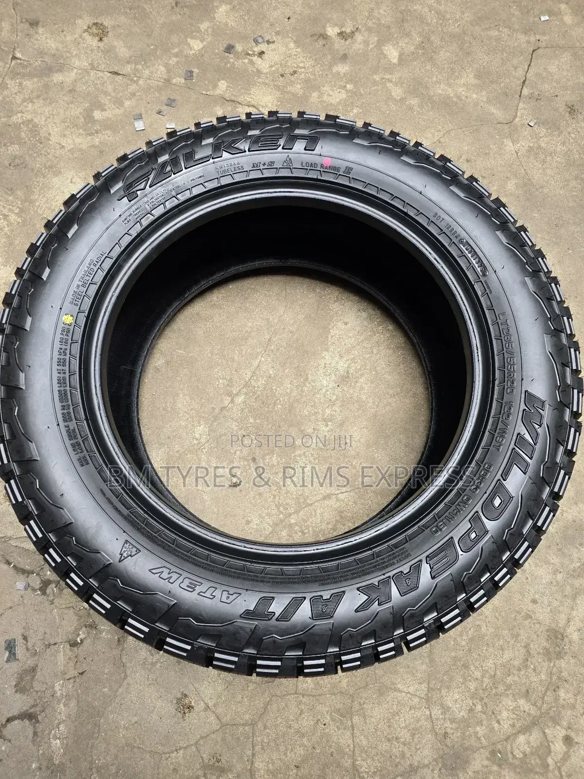 285 /55 R20 Falken Tyres (All Terrein) Thailand.
