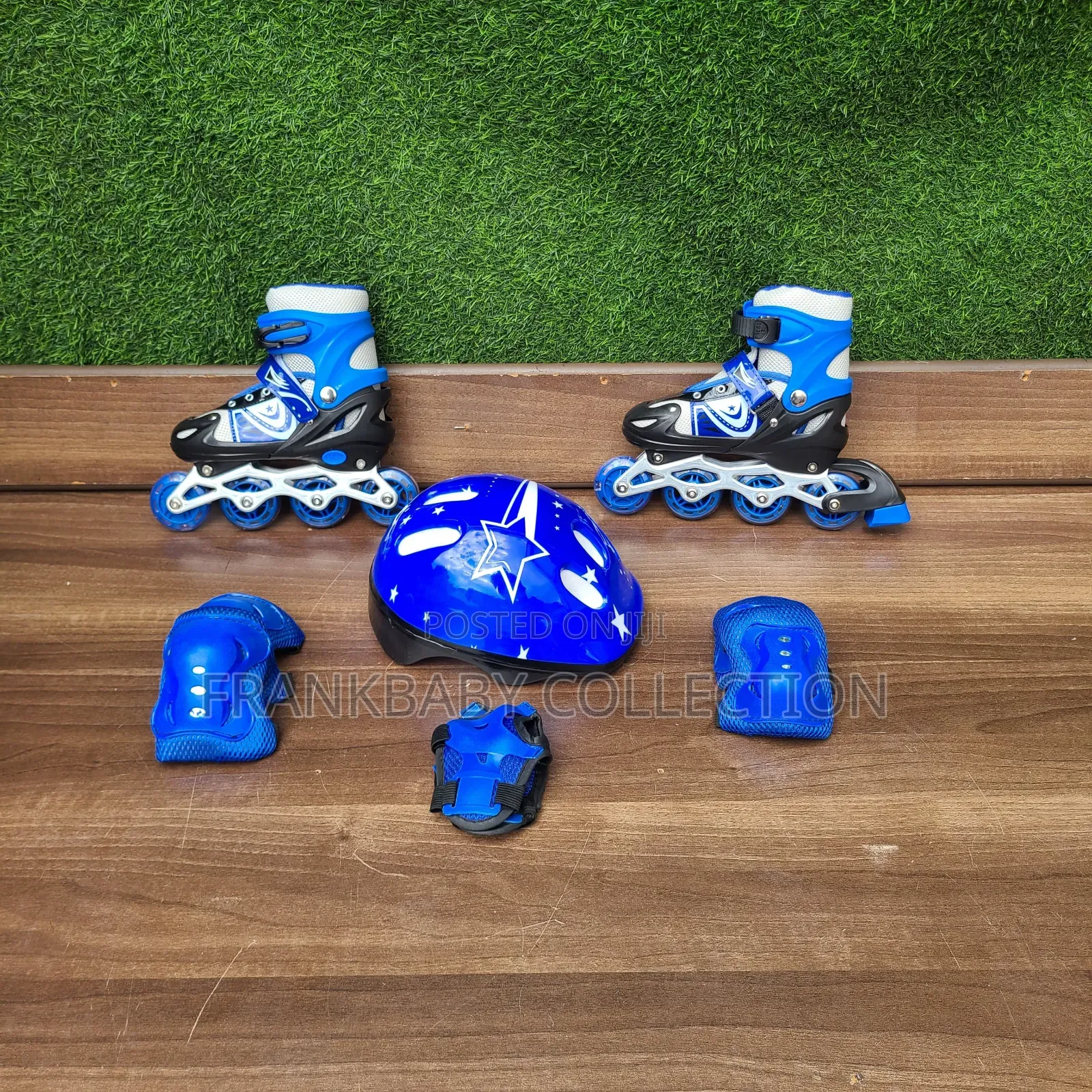 Kid-Friendly Skates Full Set. Adjustable.