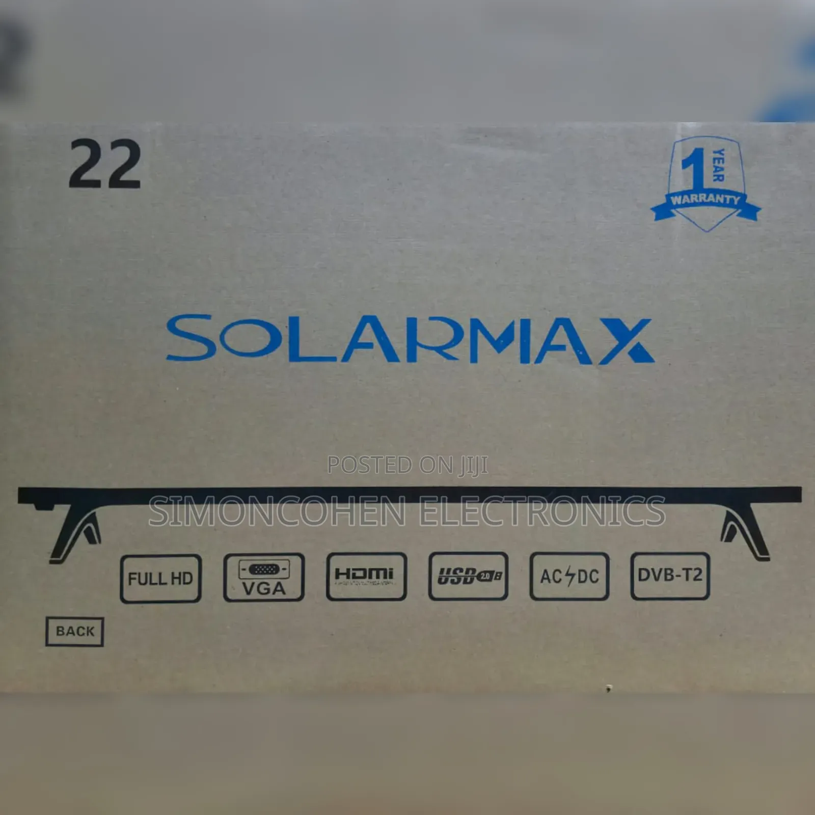 Solarmax 22" Digital Tv Ac/Dc