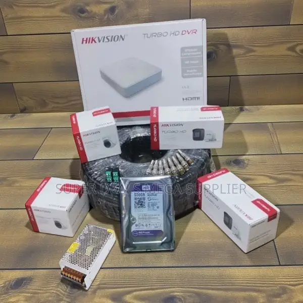 Hikvision 4 Channel CCTV 1080p Hd Kit Indoor Outdoor Smartphone Access