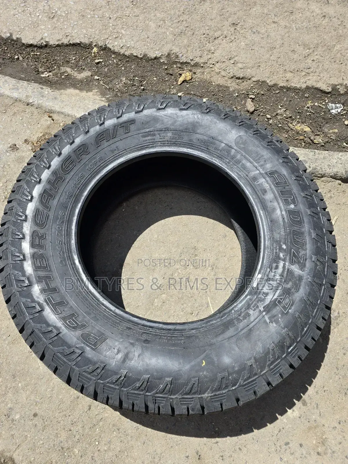 245 /70 R16 Ardduzza Tyres (All Terrein) Commercial.
