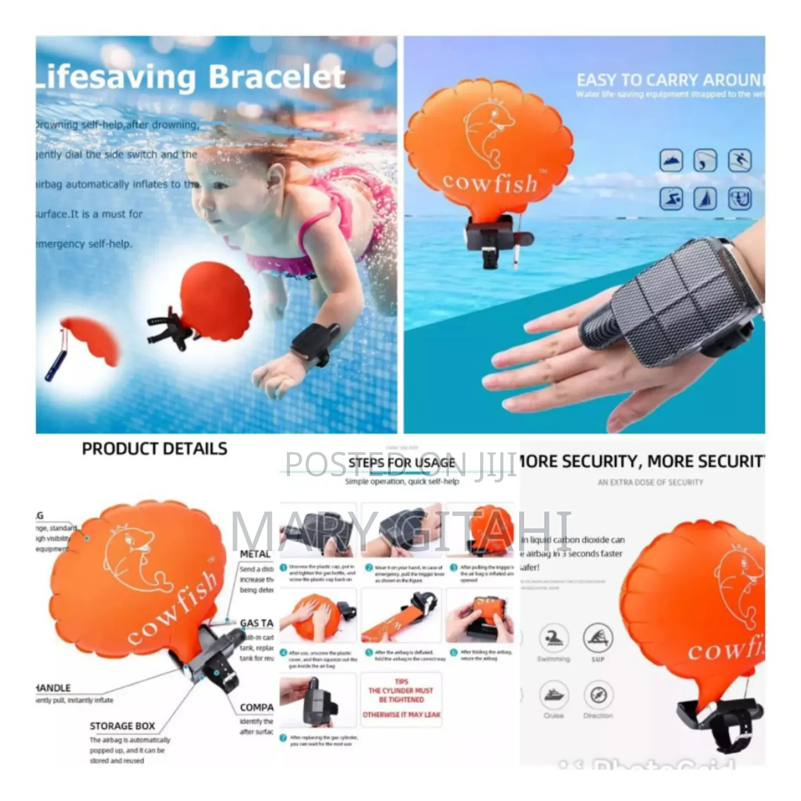 Anti-Drowning Bracelet