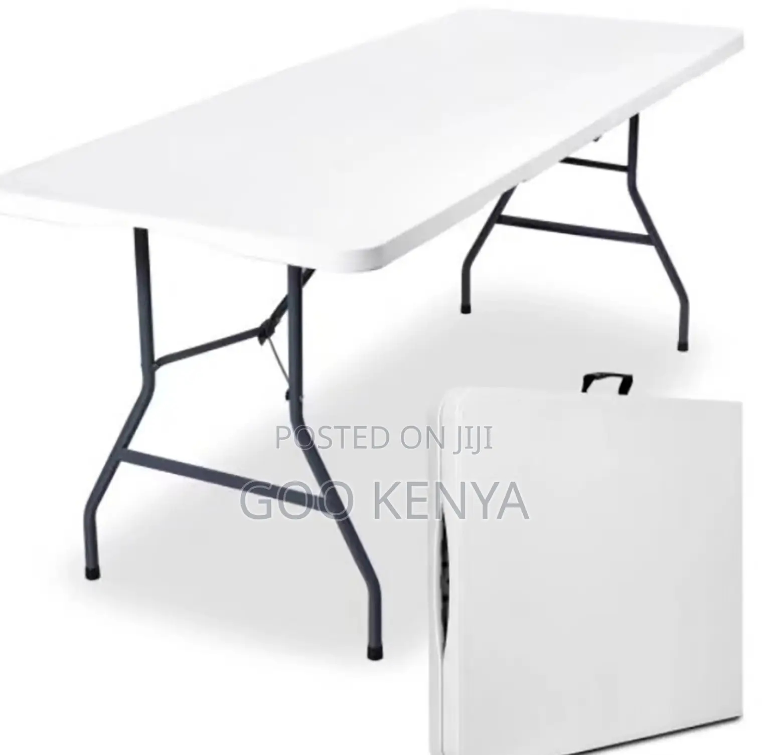 Home Table ;Ultradurable Portable Heavy-Duty Folding White Table